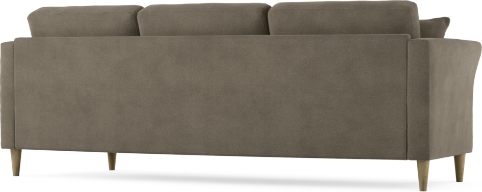 Eden - 3-sits soffa svängd - Beige