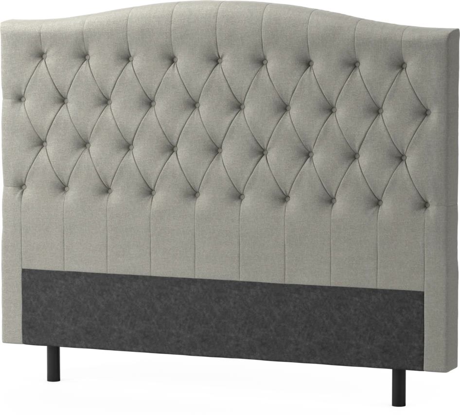 Delux Välvd - Sänggavel, 90-210 cm - Grå