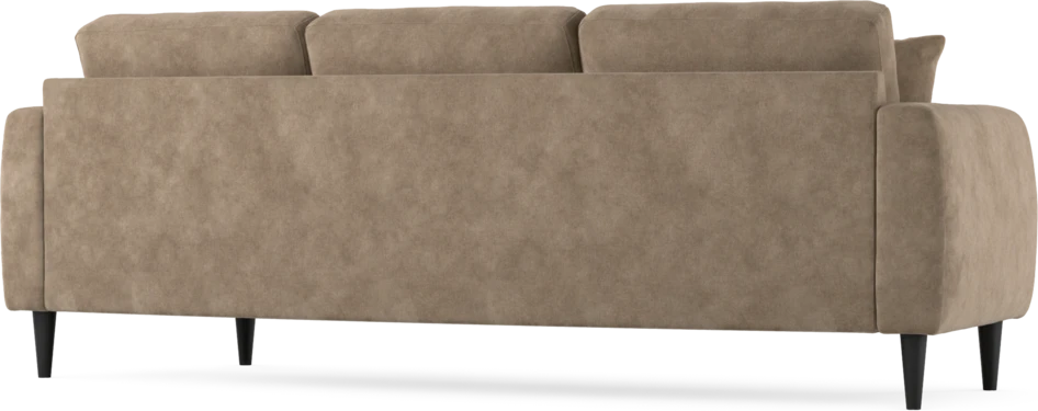 Eden - 3-sits soffa svängd - Beige