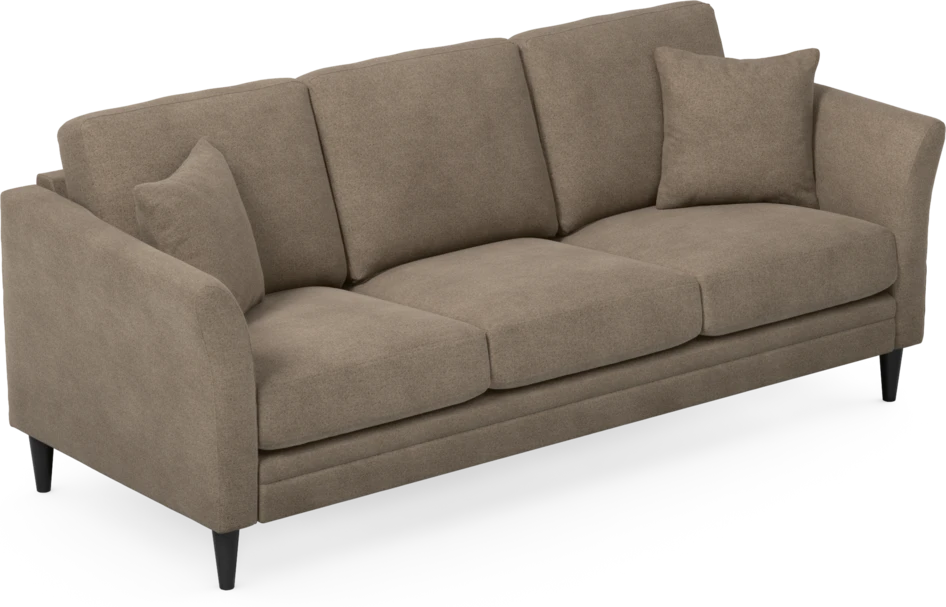 Eden - 3-sits soffa - Brun