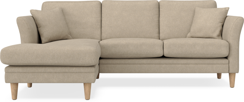 Eden - 2-sits soffa med schäslong - Beige