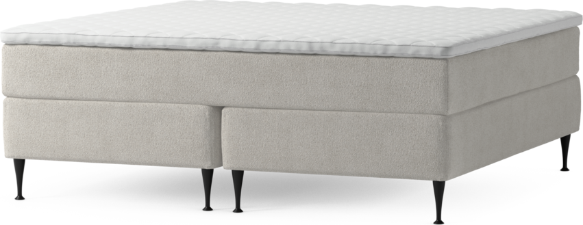 Delux Exclusive - Kontinentalsäng, dubbelsäng med bäddmadrass och sängben