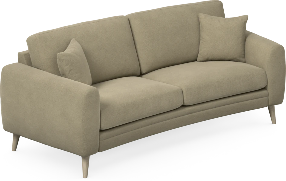 Eden - 2,5-sits soffa svängd - Beige
