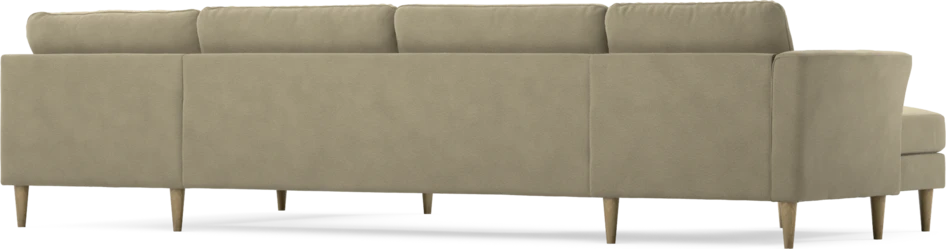 Bridge - 3-sits soffa med schäslong vänster och divan höger - Beige