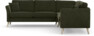 Eden - Hörnsoffa 2,5+2,5 - Grön
