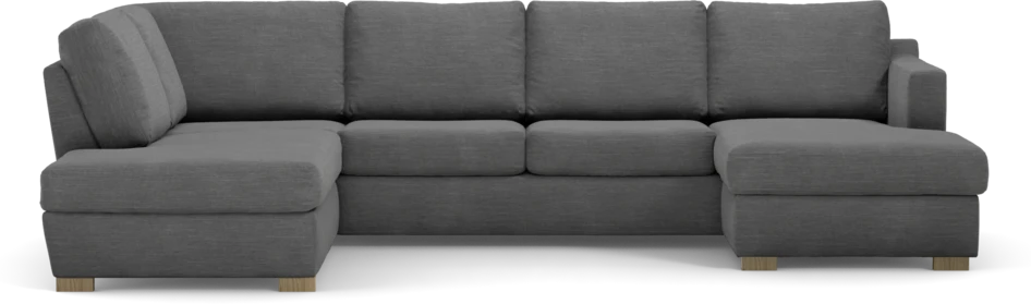 Friday - 3-sits soffa med divan vänster och schäslong höger - Grå