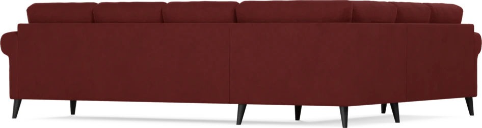 Eden - Hörnsoffa, 2+3-sits - Röd