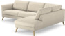 Bridge - 3-sits soffa med divan höger - Beige