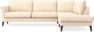 Bridge - 3-sits soffa med divan höger - Beige