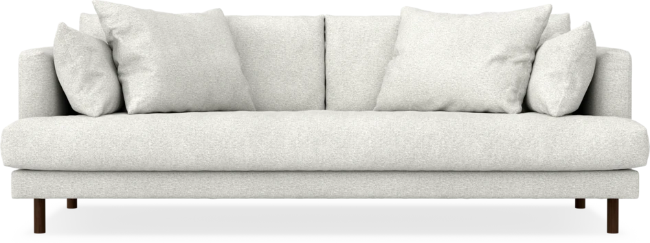 Harper - 3-sits soffa, hel dyna - Vit