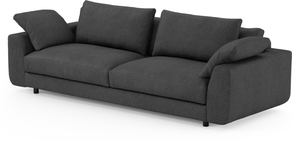 Amie - 4-sits soffa - Svart