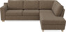 Friday - 2,5-sits soffa med divan höger - Brun