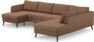 County - 3-sits soffa med schäslong vänster och divan höger - Orange