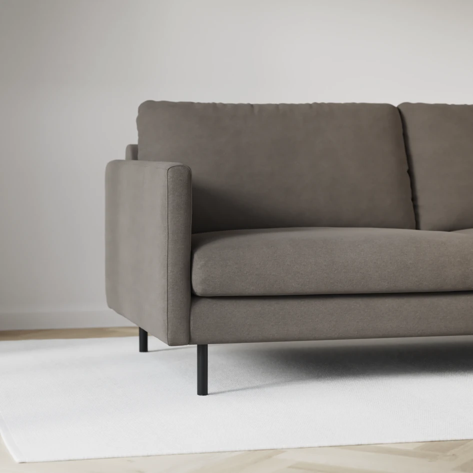 Madison Lux - 2-sits soffa med divan vänster och schäslong höger - Beige
