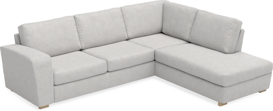 Friday - 2,5-sits soffa med divan höger - Grå