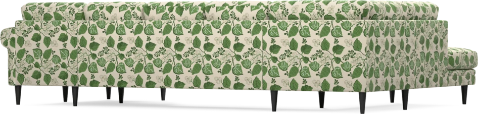 Eden - 3-sits soffa med divan vänster och schäslong höger - Flerfärgad