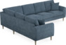 Eden - Hörnsoffa, 2+3-sits - Blå