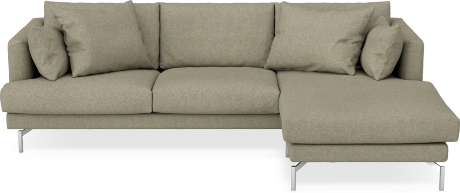 Harper - 4-sits med schäslong höger  - Beige