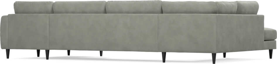 Bridge - 3-sits soffa med divan vänster och schäslong höger - Grå