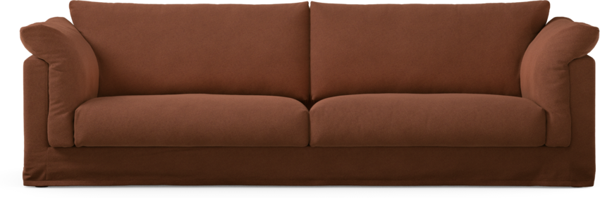 Cherrie - 4-sits soffa med kappa - Orange