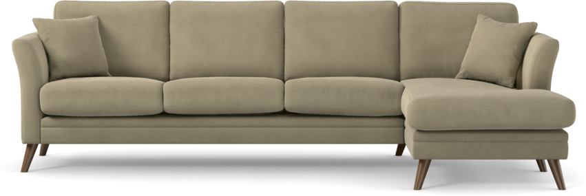 Eden - 3-sits soffa med schäslong - Beige