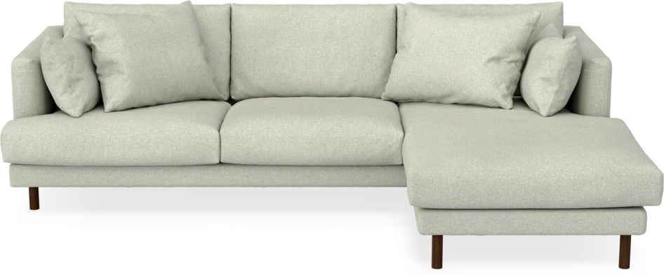 Harper - 4-sits med schäslong höger  - Beige