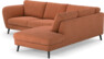 Madison Lux - 2-sits soffa med divan höger - Orange