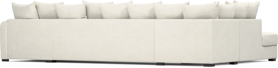 Town - 3-sits soffa med divan vänster och schäslong höger - Vit