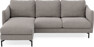 Madison Lux - 2-sits soffa med schäslong vänster - Beige