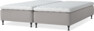 Delux Sense - Ramsäng, dubbelsäng med bäddmadrass - Grå