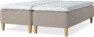 Delux Dream - Ramsäng, dubbelsäng med bäddmadrass - Beige
