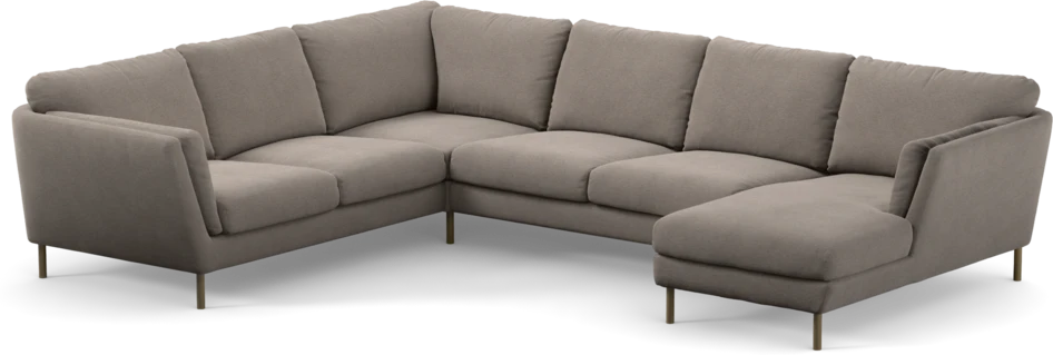 Madison Lux - Hörnsoffa med schäslong höger - Beige