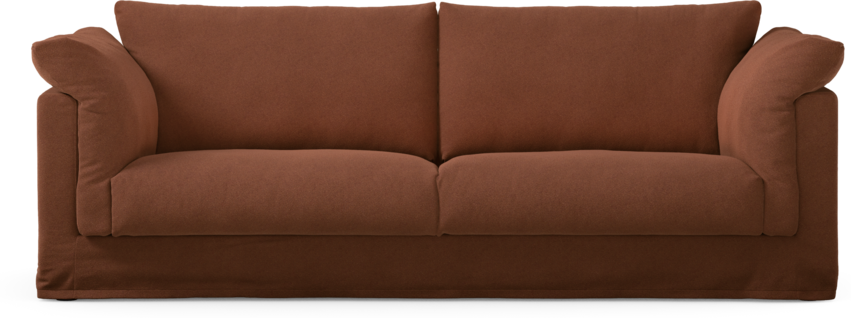 Cherrie - 3-sits soffa med kappa - Orange