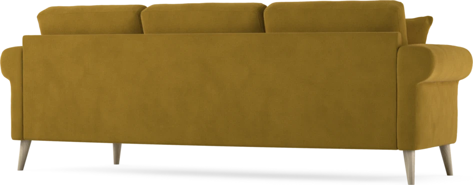 Eden - 3-sits soffa svängd - Gul