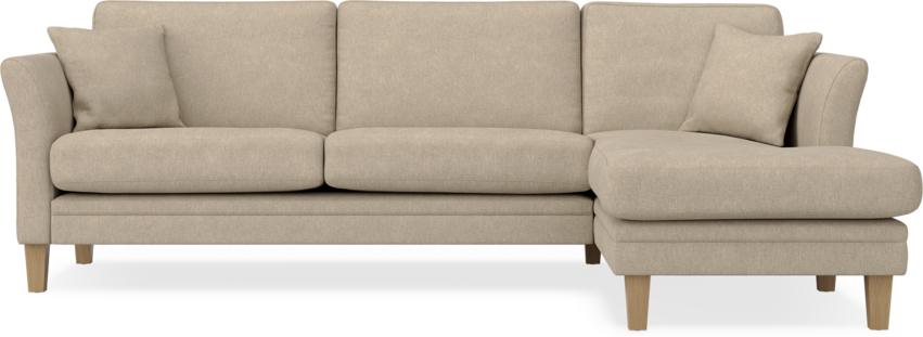 Eden - 2,5-sits soffa med schäslong - Beige