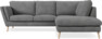 Madison Lux - 2-sits soffa med divan höger - Vit