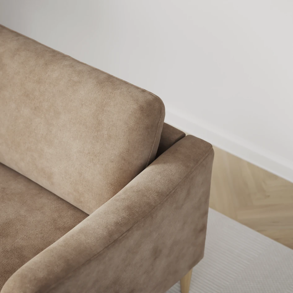 Bridge - Hörnsoffa, 3+2-sits med schäslong vänster - Beige