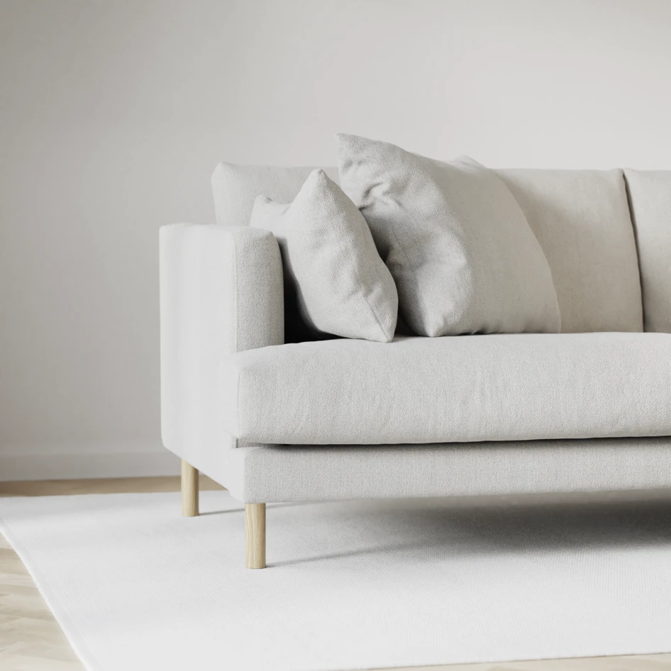 Harper - 3-sits soffa, hel dyna - Beige