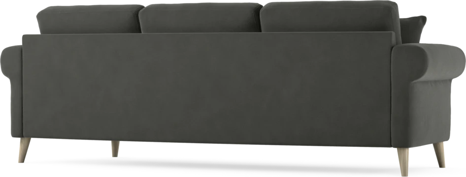 Eden - 3-sits soffa svängd - Grå