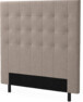Delux Trensad - Sänggavel, 90-210 cm - Beige