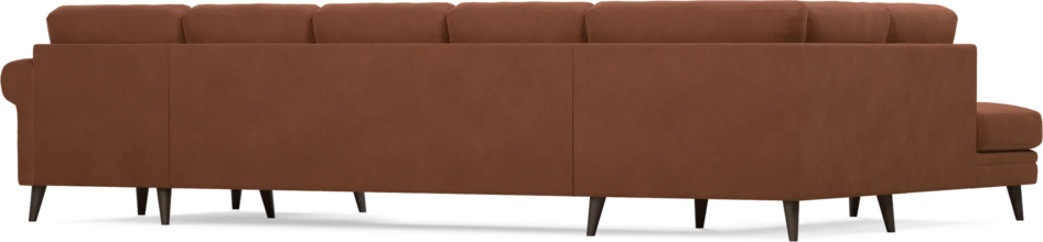 Eden - 3-sits soffa med divan vänster och schäslong höger - Orange