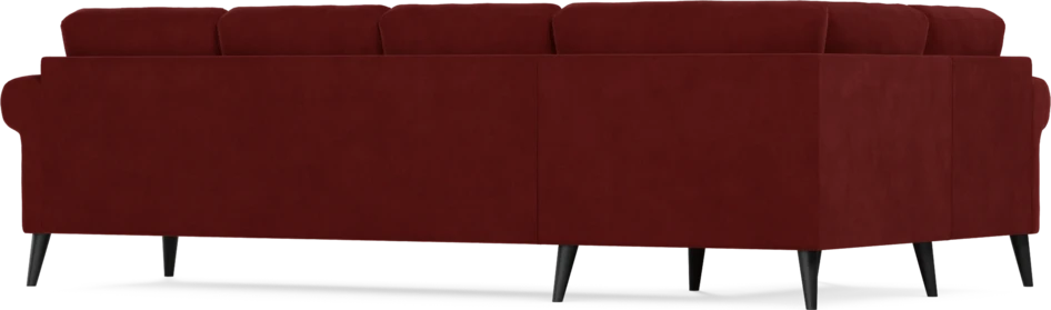 Eden - Hörnsoffa, 1+3-sits - Röd