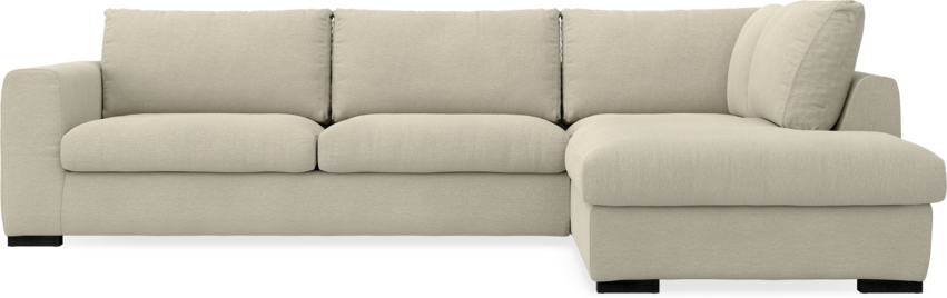 Vida - 3-sits soffa med divan höger - Beige