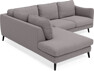 Madison - 2-sits soffa med divan vänster - Grå