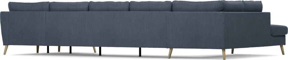 County - 4-sits soffa med divan vänster och schäslong höger - Blå