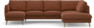Madison Lux - 2-sits soffa med schäslong vänster och divan höger - Röd