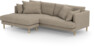 Harper - 4-sits med schäslong XL vänster - Beige