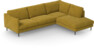 Madison Lux - 3-sits soffa med divan höger - Gul