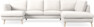 Madison Lux - 2-sits soffa med schäslong vänster och divan höger - Beige
