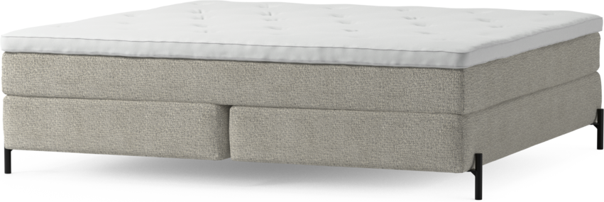 Delux Sense - Kontinentalsäng, dubbelsäng med bäddmadrass och sängben